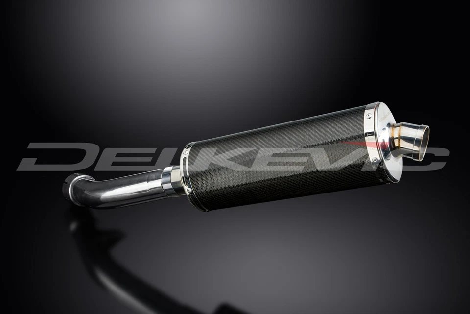 Комплект овального углеродного глушителя выхлопной системы BMW R1200R R1200RT 2006-2009 14 дюймов - Изображение 3 из 4