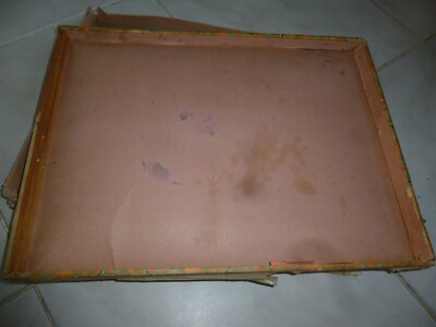 ANCIEN JEU CUBES puzzle des années 30 jouet ancien + 4 Affiche EUR 18