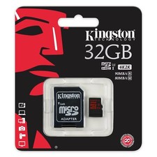 Kingston Digital 32GB microSDHC UHS-I Speed Class 3 U3 90R/80W Flash Memory Card