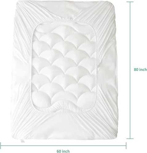 Queen Size Cooling Mattress Pad- Supreme Comfort and Breathable Topper - Picture 9 of 9