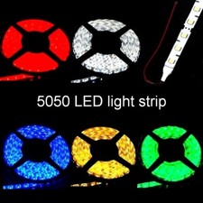 5050 Led Strip Waterproof Adhesive Backing Lead Wire Red White Blue Yellow Green 5050 Led Strip Waterproof Adhesive Backing Lead Wire Red White Blue Yellow Green
