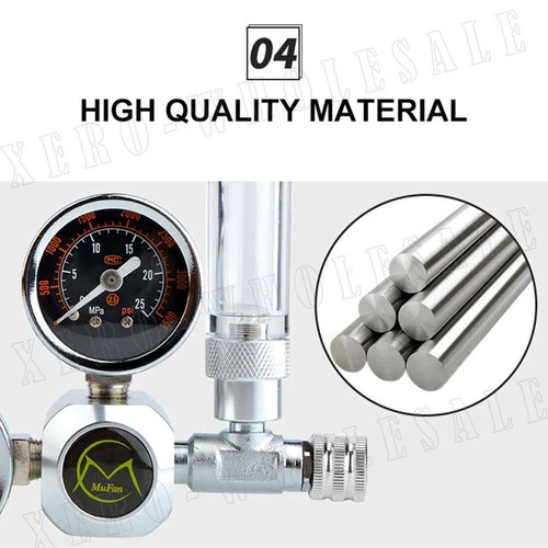 220V Aquarium CO2 Regulator Bubble Counter Solenoid Valve Check Magnetic Valve - Picture 2 of 12