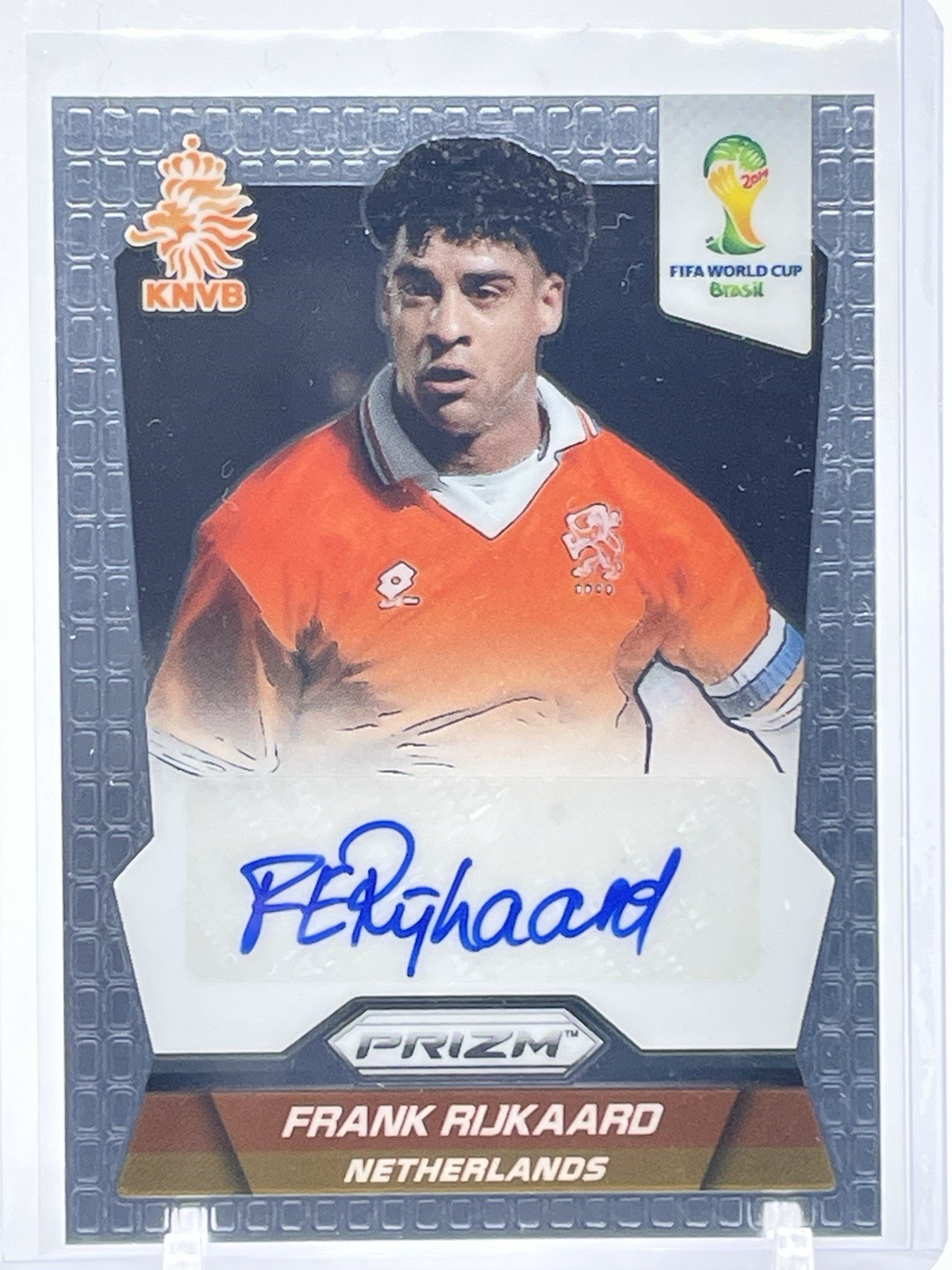 2014 Panini Prizm World Cup Frank Rijkaard Auto Autograph Netherlands