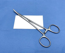 Symmetry 32-4051 Rankin Forceps, Partially Serrated, Curved, 6.25", Germany