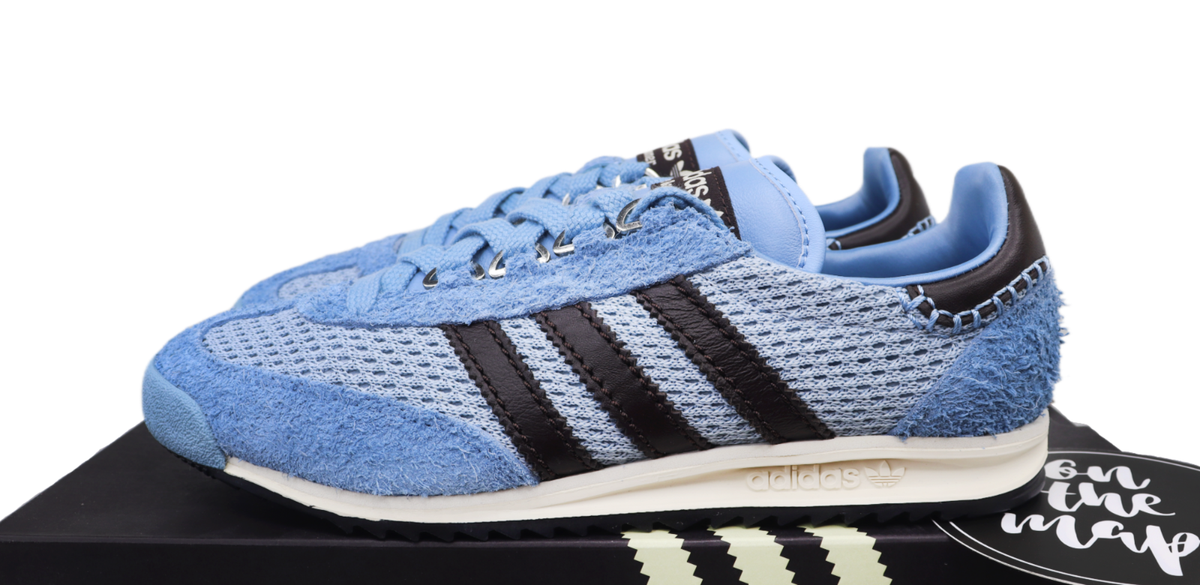 Adidas SL76 x Wales Bonner Ash Blue Black UK 6.5 US 7 EUR 40