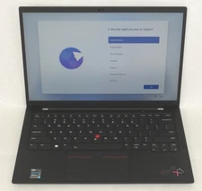 Lenovo ThinkPad X1 Carbon GEN 9 i7-1185G7 3.0GHz 16GB 512GB NVME WIN11PRO NO AC