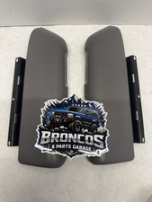 1994-1996 Ford Bronco Rear Arm Rest Covers Lids Oem. Used. Opal Gray Whinges