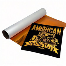 USA 23.6in x 32.8ft / 23.6in x 164ft DTF Copper Metallic Film Roll,Cold Peel