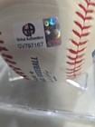 Randy Johnson Signed Baseball Globe Authentics COA Autograph  — photo 2