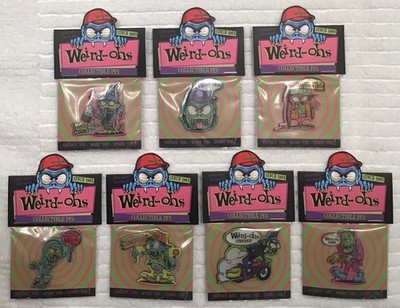 WEIRD-OHS BILL CAMPBELL HAWK MODEL CO COMPLETE RARE NEW COLLECTIBLE 7 PIN SET