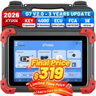 XTOOL D7 V2.0 Auto Full System Diagnostic Bidirectional Scanner Key Programmer