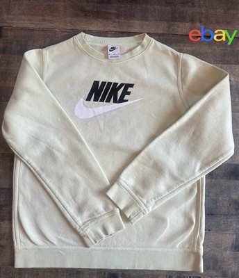 Nike Crewneck Sweatshirt Neon Green Youth Size XL Kids FJ9416-303