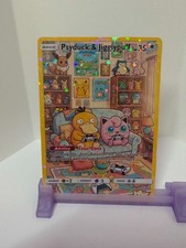 Custom inspired PSYDUCK & JIGGLYPUFF  Holo Ca...