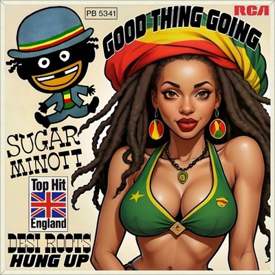 7'' SUGAR MINOTT Good Thing Going / DESI ROOTS Hung Up RCA Reggae 1981 like NEW!