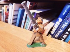 VERY NICE 1930s BARCLAY 774 LEAD DIME STORE G.I. SOLDIER ANTI-AIRCRAFT GUNNER 2