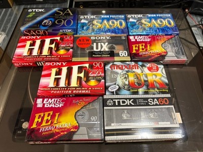 11x Neue Kassetten BASF TDK Sony Maxell