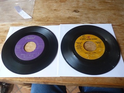 Frank Sinatra 2 USA 7''s Time After Time plays VG Somethin Stupid w/Nancy Gminus