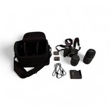 Canon EOS Rebel T5 DSLR Camera Bundle with 18-55mm and 75-300mm Lenses and Bag