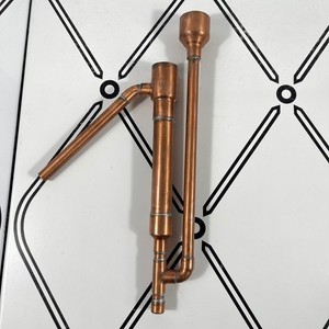 JW Handcrafted Copper Proofing Parrot Liebig Condenser Distilling Equipment 16in