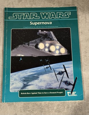 Star Wars Roleplaying Game - Supernova Module West End Games 40066 (Soft, 1993)