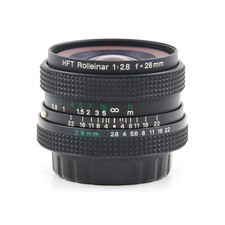 レンズ(単焦点) Rollei 28mm F2.8 RARE [MINT] Rolleinar HFT 28mm F2.8 Rollei QBM mount Lens From