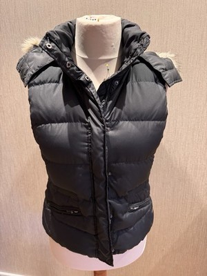 Damen Weste Jacke Steppweste Daunenweste ESPRIT Gr. S Schwarz Top Zustand Top