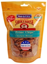Smokehouse Pet Products 85462 Chicken Grain Free Prime Chips 8 oz. for Dogs