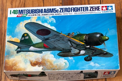 TAMIYA Kit #61027 ZERO A6M5c ZERO FIGHTER/ZEKE!!  Sealed in Bags!  Complete!
