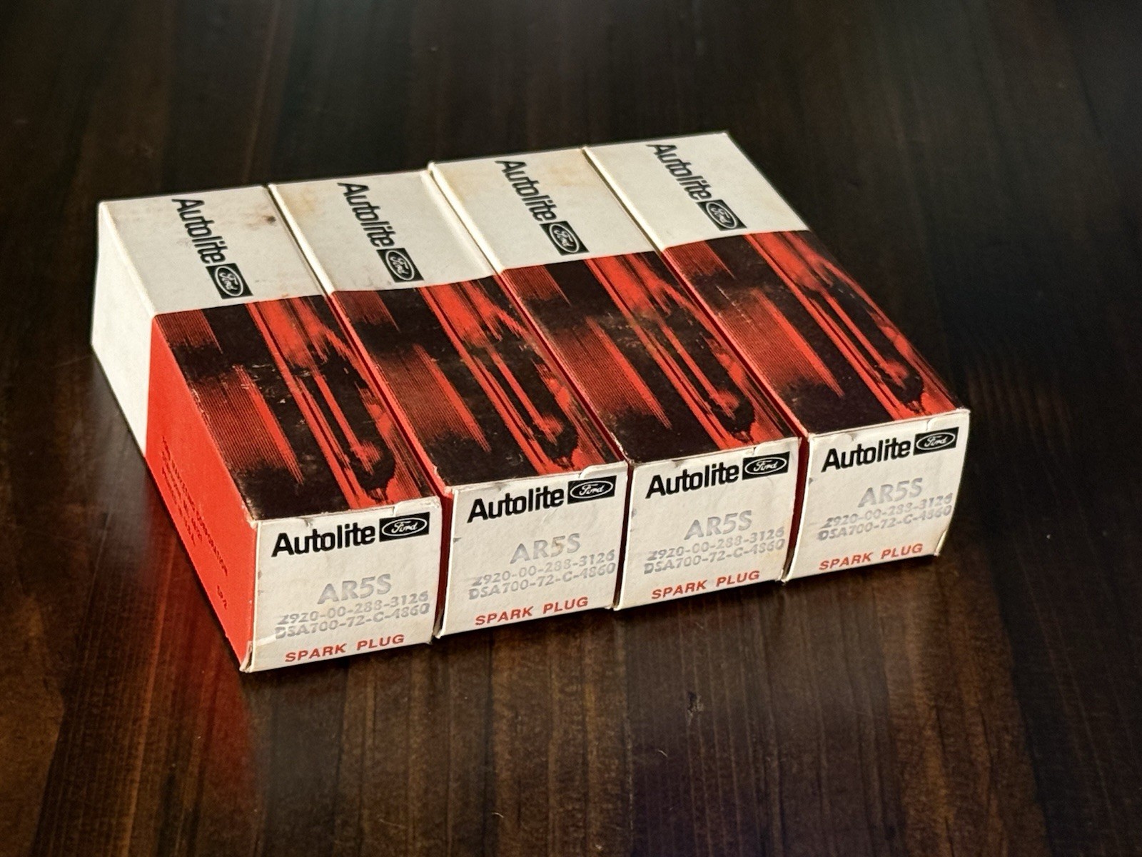 4 NOS Autolite 2243 AR5S Military Spark Plugs Willys M38 Dodge M37  More