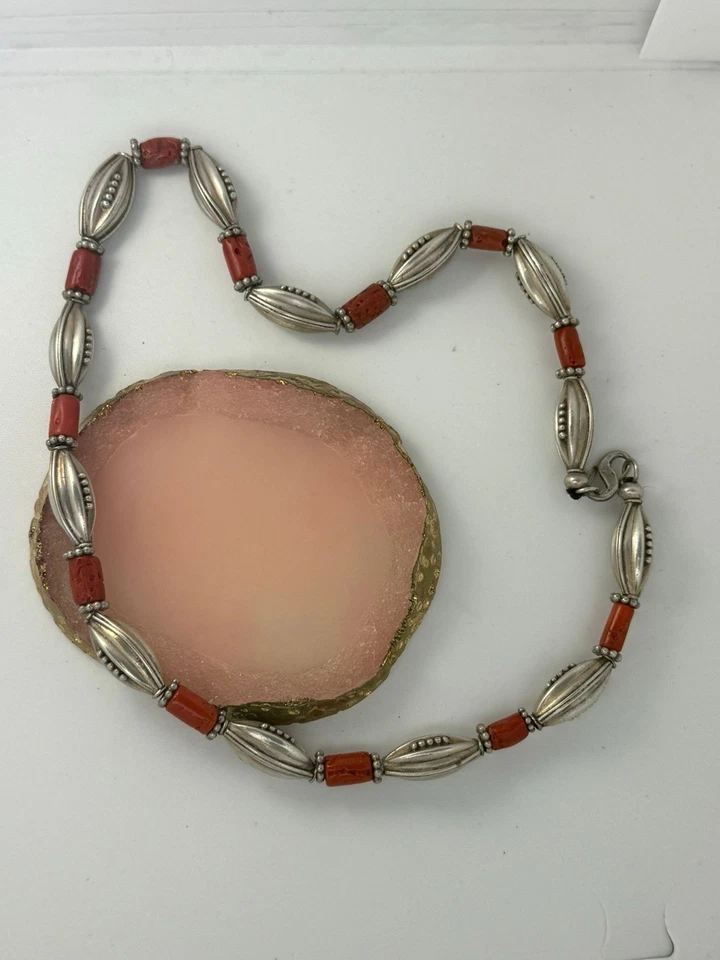 Collana In Argento 925 Corallo Rosso  - Immagine 4 di 4