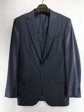 Ermenegildo Zegna 15 Milmil 15 Suit Blazer 42L Mila Navy Blue Italy Pinstripe