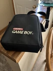 Vintage Official Nintendo Gameboy Carrying Case Travel Bag Black w/Insert