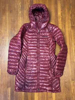 MARMOT WOMEN'S SONYA DOWN PARKA E78820 700 Fill Down Puffer Maroon sz XS Jacket