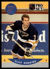 1990-91 Pro Set Cliff Ronning St. Louis Blues #526