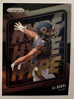 D.J. Moore 2024 Panini Prizm Football Hype  #15 Chicago Bears