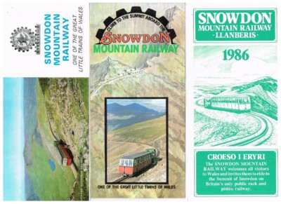 Great Little Trains of Wales Snowdon Mountain Railway Llanberis 1976 78 86