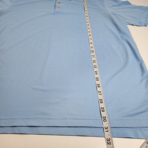 Peter Millar Shirt Mens XL Blue Summer Comfort Polo Company Sleeve Logo - Picture 3 of 7
