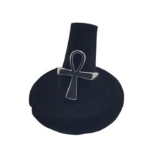 Ankh Ring 316L Stainless Steel Silver Egyptian Horus Ra Cross Protection Vintage