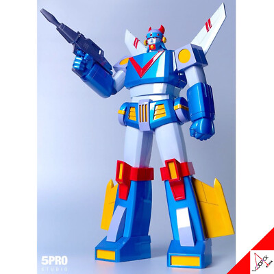 5PRO STUDIO ''Super Robot Taekwon V'' 40cm High Quality Big Size LED Korean Figure