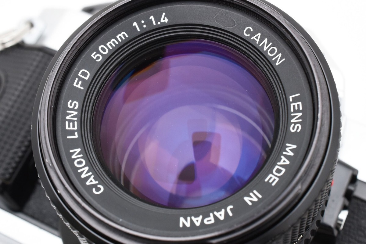 Canon AE-1 program 35mm SLR Camera New FD NFD 50mm f1.4 Lens [TOP