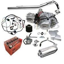 125cc Semi Auto Engine Motor Kit For ATV Quad Buggy Go Kart Kazuma 70cc 90 110cc