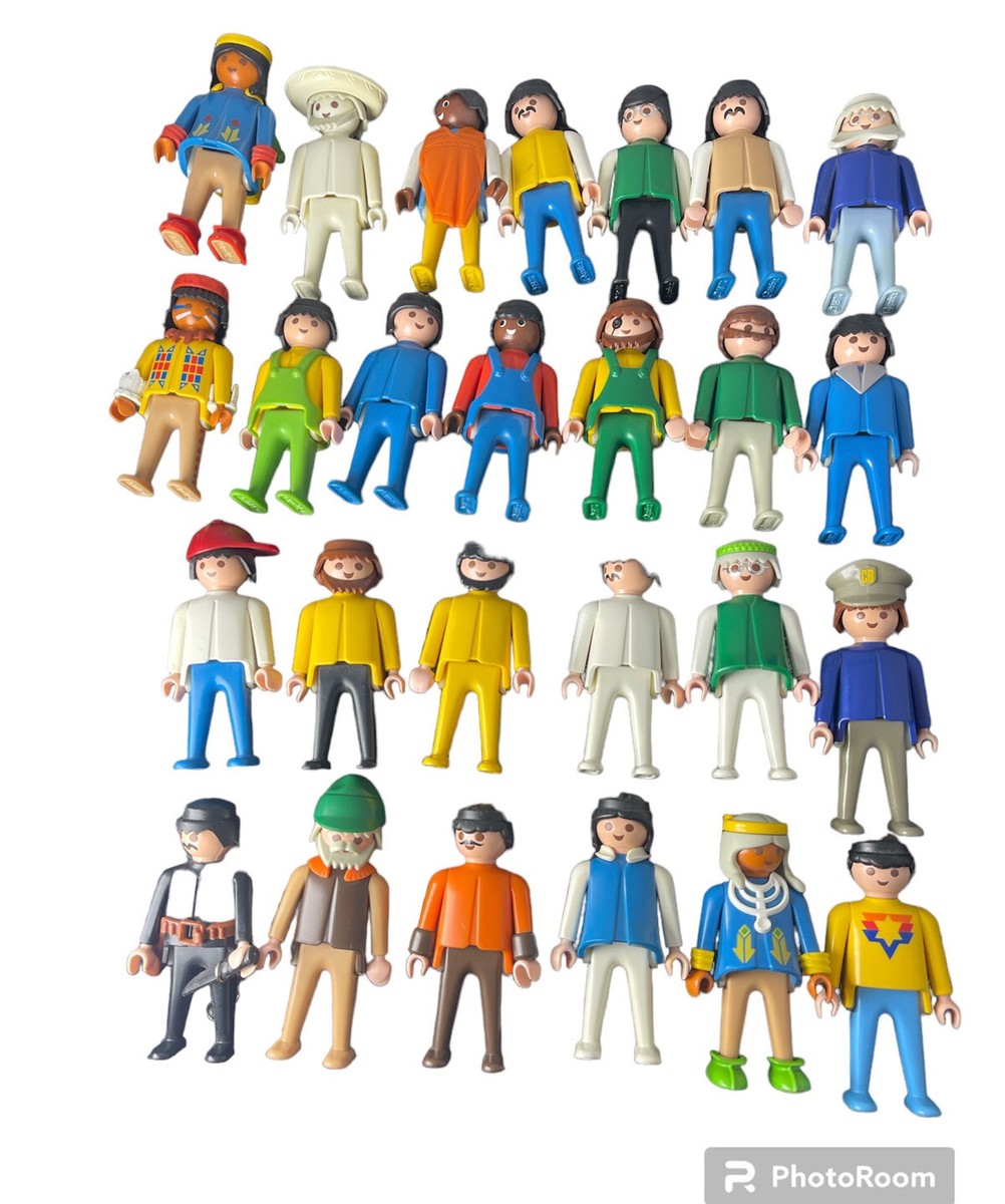 多彩なフィギュアと小物セット　geobra playmobile Lot Of 6 Geobra Playmobil Figures 2010/2009 | eBay