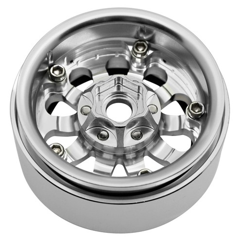 4 llantas de metal Beadlock de 1,9" para rastreador de radiocontrol 1/10 D90 SCX10 CC01 TRX-4 90046 - Imagen 12 de 12