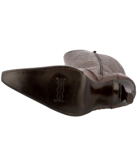 Stivali alti donna tacco alto modello animali esotici zip laterale punta stivali - Foto 25 di 25