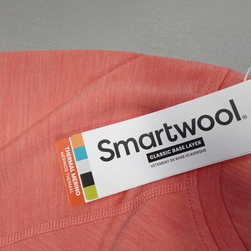Smartwool Classic Thermal Merino 250 Base Layer Top Sunset Coral Women's Size XL - Picture 4 of 10