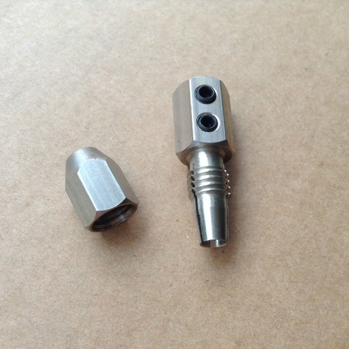 flex collet coupler for 4mm motor shaft and 4mm flex cable rc boat #216 - Picture 2 of 11