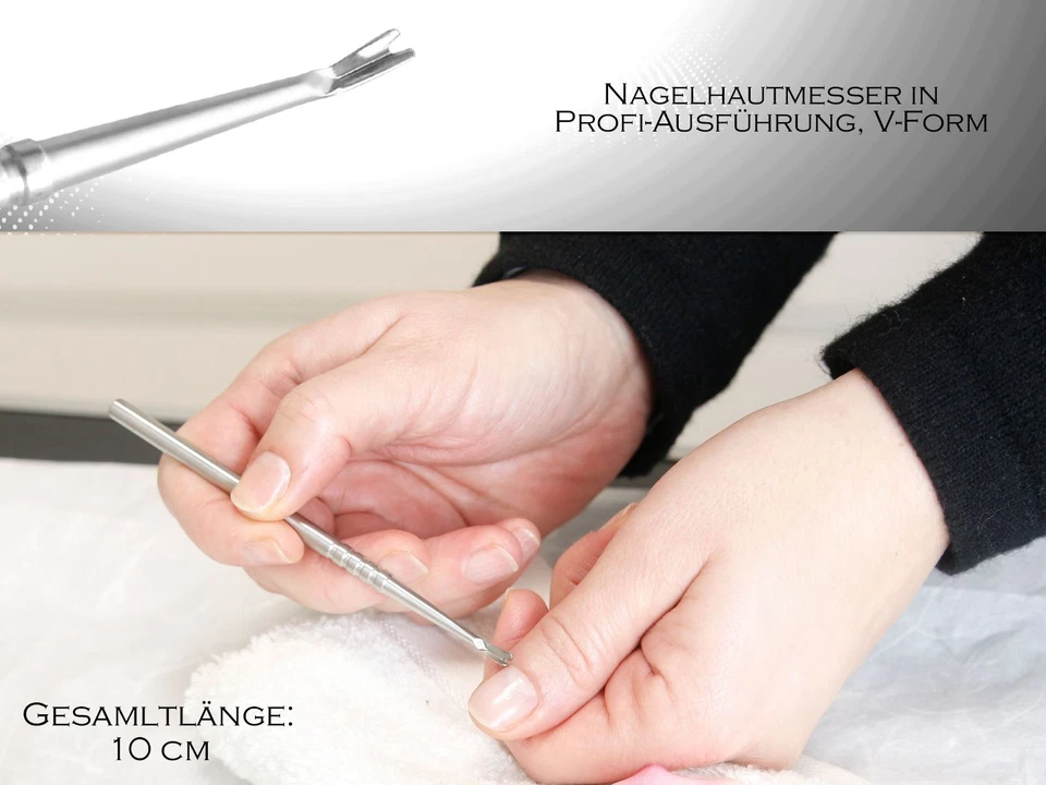 Hautmesser Nagelhautmesser V Messer Nagelhautentferner für Nagelhautentfernung - Bild 2 von 4