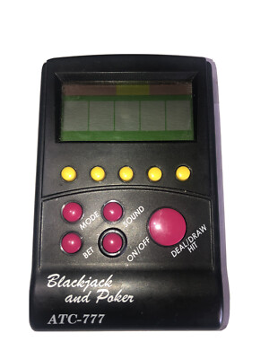 ホビー・楽器・アート 2 in1 game roulette and blackjack VINTAGE BLACKJACK AND POKER 2 IN 1 HANDHELD ELECTRONIC
