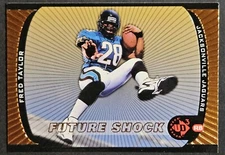 1998 Upper Deck UD3 Future Shock #FS8 Fred Taylor Rookie RC Jacksonville Jaguars