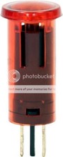 30 x Amber Illuminated Warning Light 12v Indicator Bulb Dash Car Boat EC82 x3